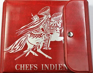 1971 Republic of Haiti Indian Chiefs 9 Fine Silver Coin Set Original Red Folder - Picture 1 of 7