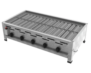 Gasgrill ECO-TECH für Profis und Gastronomie, 5-flammig, 18 kW - Bild 1 von 1