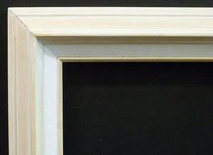 16x12 or 12x16 New White-Wash Wood  Picture Painting Art Frame White Matting - Picture 1 of 7