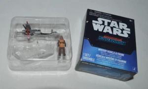 STAR WARS MICRO GALAXY SQUADRON SERIE 7 - KLENACCA WOOKIE JEDI CON SPEEDER - Imagen 1 de 3