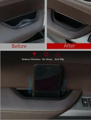 Caja de almacenamiento brazo lateral negra BMW X3/X4 Foto 1 de 4