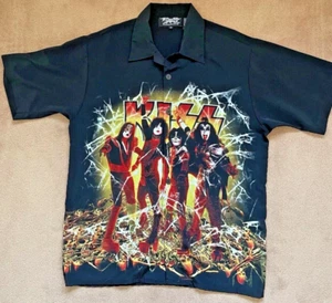 Kiss Shirt By Dragonfly Size M - Picture 1 of 4