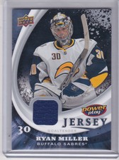 2008-09 Upper Deck Power Play Jerseys #PPRM RYAN MILLER