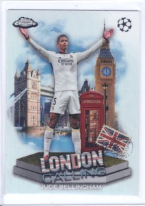 2023-24 Topps Chrome UEFA Jude Bellingham London Calling #LC-4 Real Madrid - Picture 1 of 2