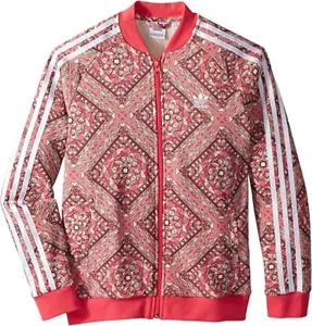 Adidas Originals Superstar Junior Multicolor/Pink Track Top Jacket CY2323 - Picture 1 of 10