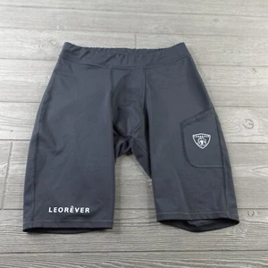 Pantalones Cortos Leorever Para Hombre Grandes Gris Rendimiento Clásico Micro Compresión Pantalones Cortos - Imagen 1 de 5