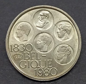 BELGIQUE 500 FRANCS 1980 BAUDOUIN Ier 150 ans de l'Indépendance - Argent - Imagen 1 de 2