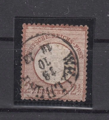 QH24452/ GERMANY REICH – EAGLE - MI # 21b USED – JASHKE CERTIFICATE – CV 880 $ - Image 1 of 4