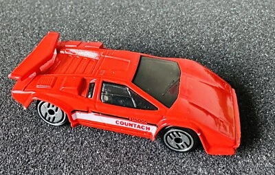 Vintage HOT WHEELS 1987 Speed Fleet Lamborghini Countach LP500S 1:64 Red - Image 1 of 4