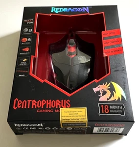 Redragon Wired USB LED Optical Gaming Mouse 2000 DPI M601 Centrophorus New - Picture 1 of 3
