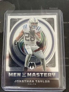 Jonathan Taylor Men Of Mastery Insert Prizm 2022 Panini Mosaic Football No. MM-9 - Bild 1 von 2
