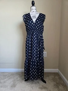 Vestido Lulus punteado volante escalonado sin mangas para mujer XL - Imagen 1 de 11