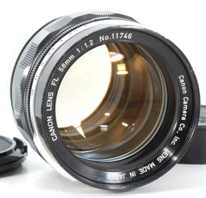 CANON FL 58mm f/1.2 Standard Lens for FL FD Mount [Excellent+5] from JAPAN #746 - Picture 1 of 13