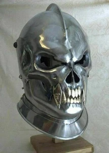 Medieval Old Demonic Ghost Skull Helmet, Gravitate Design Full Face Helmet Solid - Picture 1 of 6