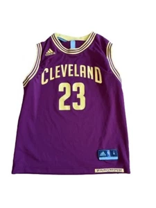 LeBron James Jersey #23 Cleveland Cavaliers Wine Red Adidas Youth Medium EUC - Picture 1 of 10