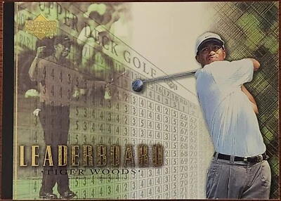 2001 Upper Deck - Leaderboard #90 Tiger Woods (RC) - Image 1 of 2
