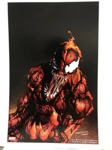 SDCC 2019 SPIDER-MAN CARNAGE Lithograph Art Print SIGNED Humberto Ramos - Picture 1 of 4