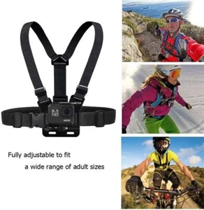 Chest Strap Mount Harness Body Mount Adjustable Belt for GoPro Camera Hero 8 9 7 - Picture 1 of 9