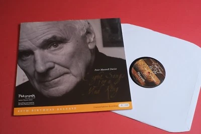 PSA LP1001 Peter Maxwell Davies Eight Songs for a Mad King 80th Birthday Release - Image 1 of 2