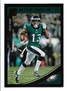 Nelson Agholor 2018 Panini Donruss Press Proof Black #237 #08/10 Eagles - Bild 1 von 2