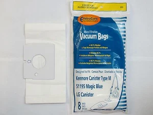 KENMORE 51195 MAGIC BLUE MICROFILTRATION VACUUM BAGS LG TYPE M 24 pack - Picture 1 of 1