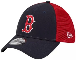 New Era Adult MLB Boston Red Sox Navy/Red Neo 39Thirty Flex Hat - Size: M/L - Picture 1 of 10