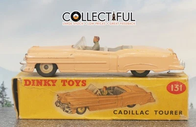 DINKY TOYS - #131 - CADILLAC TOURER - MELOCOTÓN / ROSA - FUNDIDO A PRESIÓN EN CAJA ORIGINAL🔥 Foto 1 de 4