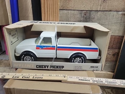 复古 Nylint 雪佛兰皮卡“Mr. Goodwrench”压钢 - 1970 年代 - 全新带盒 — 第 1/4 张图片