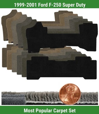 Juego de alfombrillas Ultimat personalizadas para Ford F-250 Super Duty 99-01 (2 piezas) #M0Y Foto 1 de 4