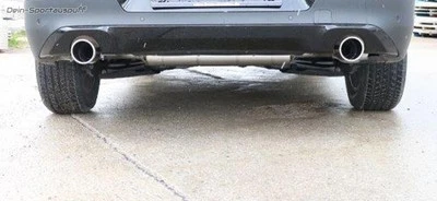 FOX Inox le Sport Échappement Duplex BMW X3 G01 Chaque 90mm Rond Roulé Biseauté - Photo 1/4