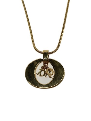 Collana Christian Dior placcata oro lunghezza 54 cm inclusa top donna #EF AZB