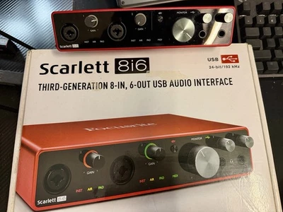 Focusrite Scarlett 8i6 USB Audio Interface 3rd Generation - Image 1 of 3