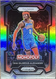 Shai Gilgeous-Alexander 2023-24 Panini Prizm Monopoly Silver Prizm #61 - Picture 1 of 2