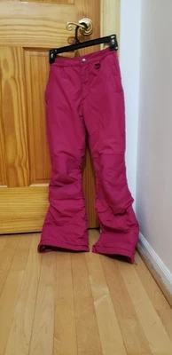 lands end size 10 fuschia dark pink snowpants size 10 - Image 1 of 4
