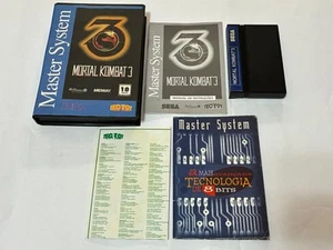 Sega Master System Tectoy : Mortal Kombat 3 complete manual poster Exclusive gam - Picture 1 of 13