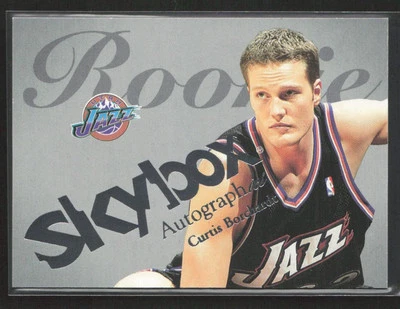 Curtis Borchardt 2003-04 SkyBox Autographics #73 Insignia Silver /150 Utah Jazz - Image 1 of 2