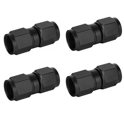 4PCS/Set 6AN Female to 6AN Female Coupler Straight Swivel Fitting Accessories - Image 1 of 4