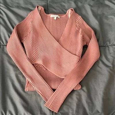 Vestido Suéter Charlotte Russe Bodycon Rosa Talla XS Foto 1 de 4