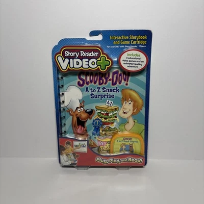 Story Reader Video+ SCOOBY-DOO A to Z Snack Surprise Interactive Storybook NEW! - Image 1 of 4