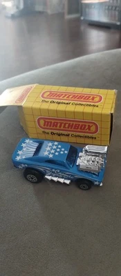 1983 Matchbox Superfast MB26 Cosmic Blues, 1972 Charger, with yellow Grid Box - Image 1 of 4
