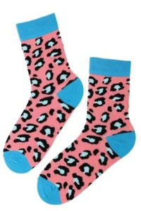Women's Animal Print Socks (Pair) Gift with Tags - Picture 1 of 1
