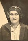 ODD Older Woman Vtg 1940s PHOTO BOOTH Found Arcade Eye Roll Looking Up