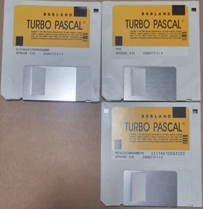Borland Turbo Pascal 6.01 (deutsch) – 3 Disketten - Photo 1/1