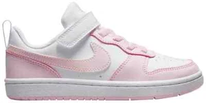 Size 13C - NEW Nike Court Borough Low Recraft PS | White/Pink Foam | DV5457-105 - Picture 1 of 7