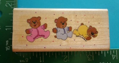 Estampida de goma Suzys Zoo Slumber Bears peluche Foto 1 de 2