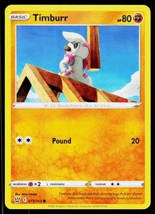 Timburr SWSH05: Battle Styles #073/163 Common - Picture 1 of 2