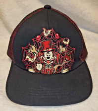 Disney Parks 2017 Halloween Mickey Mouse Trucker Mesh Adjustable Hat Adult -NEW!