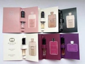 Gucci Guilty Perfume Collection Sample 6pc Vial Spray Set - Picture 1 of 2