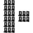  24 Pcs Mirror Mounting Clips Wall-Mounted Mirrors Bracket Glass Clips Clamps