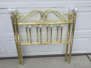 twin brass bed headboard and footboard absolutely beautiful